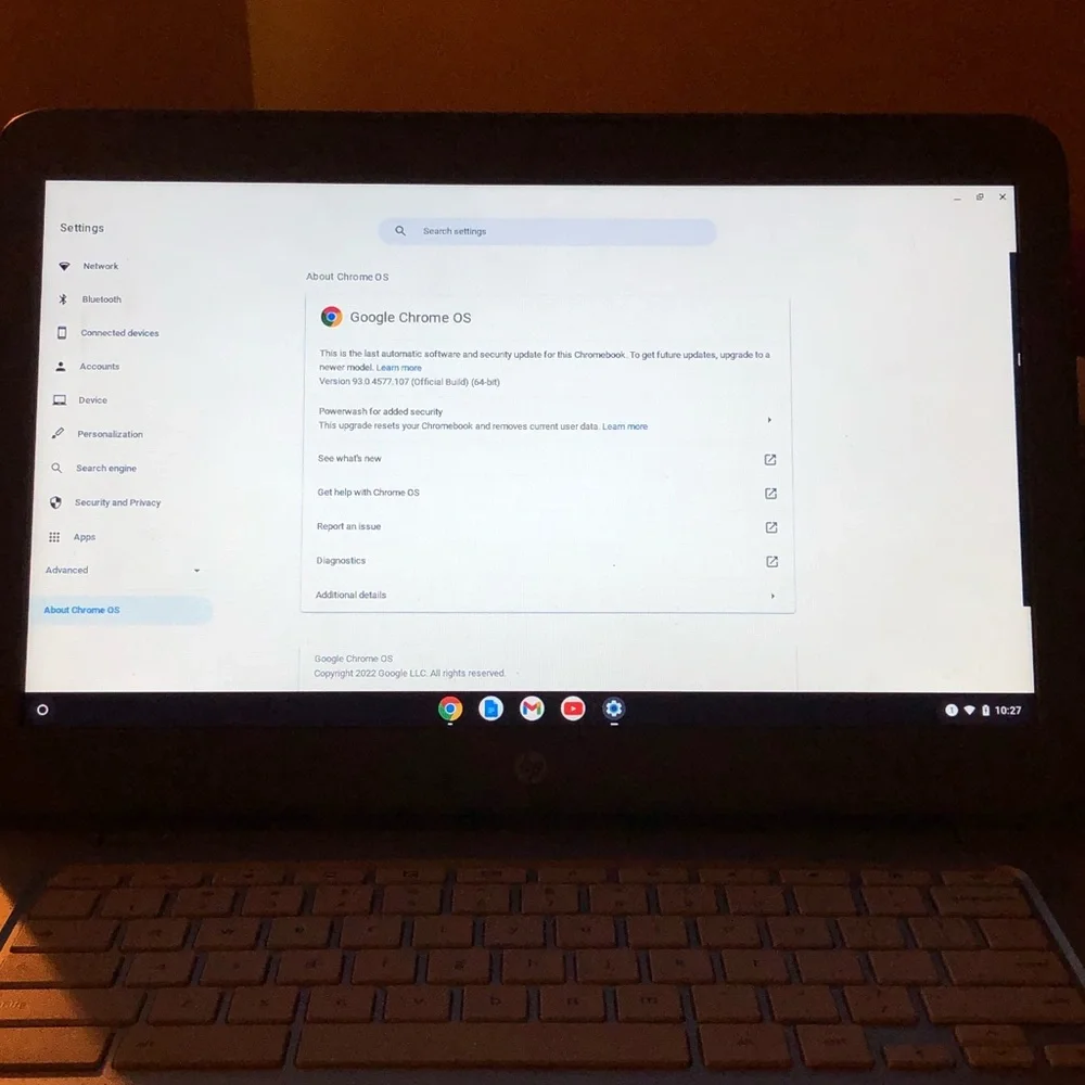 Hp chromebook